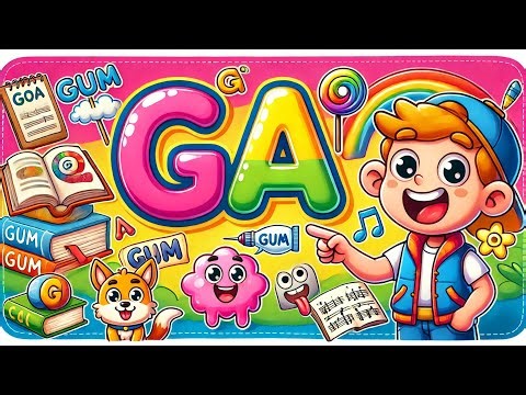 📢 Learn the 'GA' Sound | Fun Phonics for kids/phonics sound "GA".
