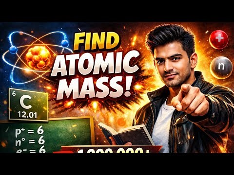 How to Find Atomic Mass Fast | Chemistry Lecture (Step by Step Atomic Mass Find)