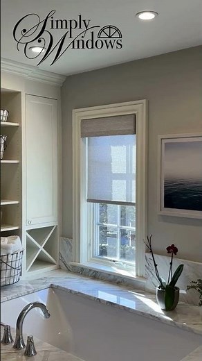 Luxury Bathroom Window Treatments in Boston Homes