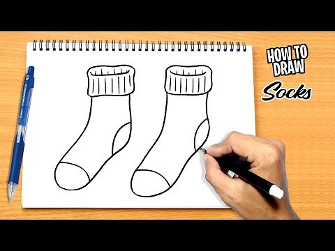 How to draw Socks step by step
