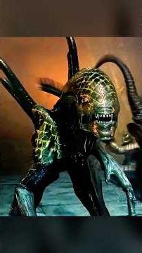 He turns its tail into a spear—can he survive the army? ⚔️#scifi #horror #moviereview