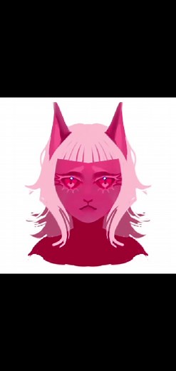 sorry for the quality :') random Alien cat I drew on the phone because I was bored, I like her colors tho I might do a full body for her #art #speedpaint