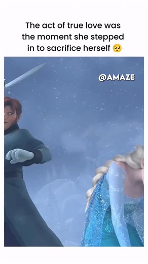 Amaze ~ on Instagram: "Anna turns into ice 🎬: Frozen(2013) When their kingdom becomes trapped in perpetual winter, fearless Anna (Kristen Bell) joins forces with mountaineer Kristoff (Jonathan Groff) and his reindeer sidekick to find Anna's sister, Snow Queen Elsa (Idina Menzel), and break her icy spell. Although their epic journey leads them to encounters with mystical trolls, a comedic snowman (Josh Gad), harsh conditions, and magic at every turn, Anna and Kristoff bravely push onward in a ra