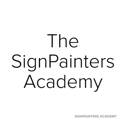 Learn Traditional Signwriting Online | Signpainting Course