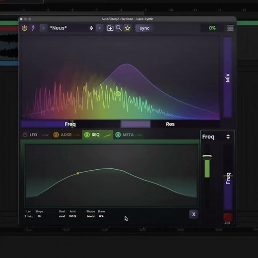 Creating synth swells with the sequencer mod | SC AutoFilter