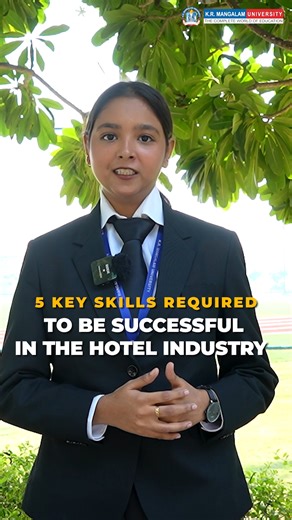 17K views · 15 reactions | A successful career in the hotel industry requires a blend of technical expertise and interpersonal skills. Here are five key skills that are essential! #krmu #krmuniv #krmangalam #krmangalamuniversity #hotelmanagement #hotelindustry #hospitalityindustry #cateringtechnology #skillset #leadership #adaptability #financialacumen #highereducation #newagelearning #bethebestyou #gurgaon | K.R. Mangalam University | Facebook
