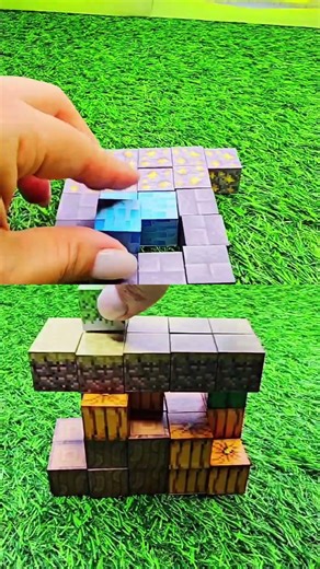 Minecraft , Stop Motion,ASMR. #magnicraft #minecraft #stopmotion #lego