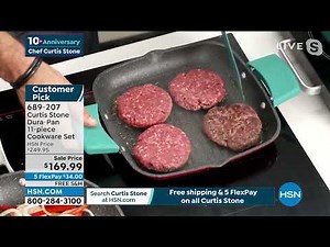 Curtis Stone DuraPan 11piece Cookware Set