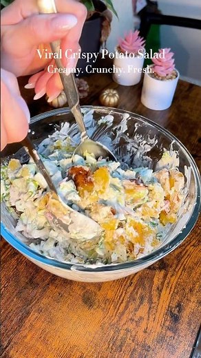 THIS Viral Crispy Potato Cucumber Salad Is Seriously Addictive 🥗🥔