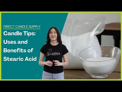 How To Use Stearic Acid (and its benefits) | DIY Candle-making | Direct Candle Supply