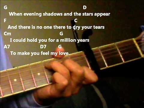Make You Feel My Love (Adele Version) Practice Video With Chords And Lyrics