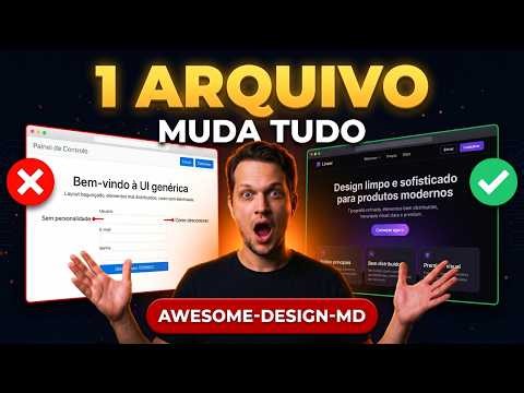 awesome-design-md: 55 Design Systems Prontos pro Claude Code (Grátis)