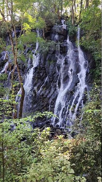 Waterfall video to use as an environmental background or nature compositions
