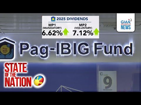 Pag-IBIG 2025 dividends up 6.62% for regular savings, 7.12% for MP2 | SONA