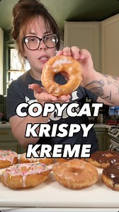 COPYCAT Krispy Kreme Donuts 🍩 | 2025 #maze TOP VIDEO 3 of 5 #reels #recipe #copycatrecipe #easyrecipes | Mazer Lazer