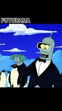 Bender disguised himself as a penguin #anime #animerecap #Futurama
