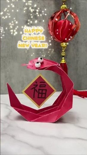 DIY Chinese New Year decorations - Year of the Snake