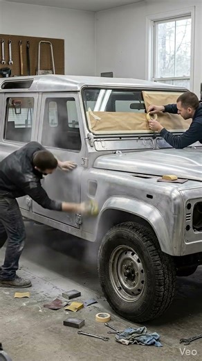 Restauracion de Land Rover Defender 90