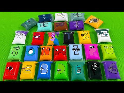 Alphabet Lore - Looking For A-Z SLIME Colorful Mini Bag Coloring! Satisfying Slime ASMR
