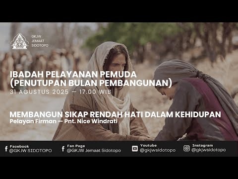 Ibadah Minggu (Penutupan Bulan Pembangunan) - 31 Agustus 2025// GKJW Jemaat Sidotopo