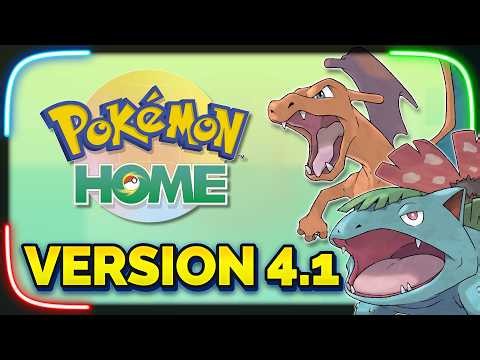 Pokemon Home v4.1 is LIVE! - FRLG Support
