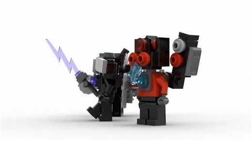 【乐高欣赏】进击的巨人 泰坦人仔欣赏