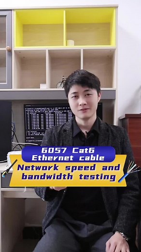 Testing Network Speed with 0.57mm Copper Cat6 Cable