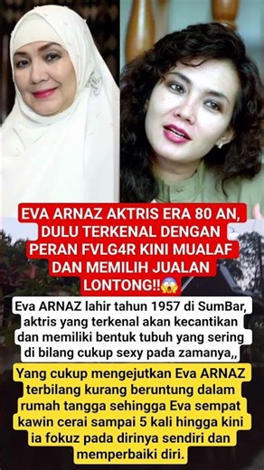 EVA ARNAZ KINI MUALAF DAN MEMILIH JUALAN LONTONG!!😱 #beritaartis #gosipartis #beritaviral