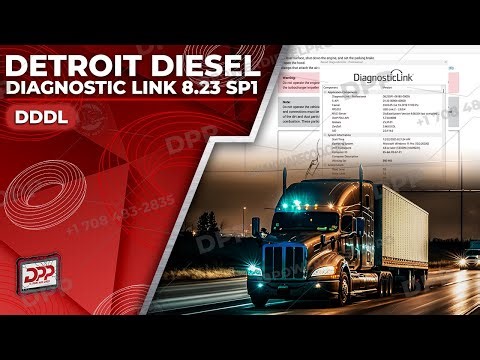 EXPLORING DETROIT DIESEL DIAGNOSTIC LINK 8.23 SP1 ON DIESEL POWER PRO