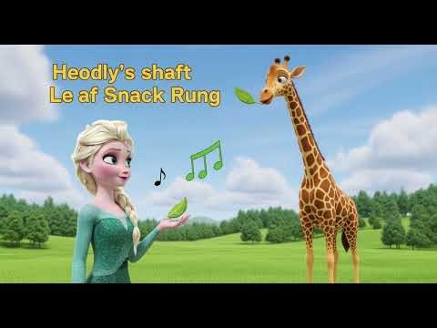 Elsa and the Giraffe’s Leafy Snack Song — Crunch, Munch, and Sing!
