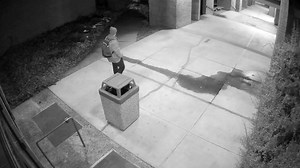 In this video, you'll see a prowler at Wenatchee High School who steals the USA flag and WHS flag. The investigation has been turned over to Wenatchee Police. Wenatchee Police ask that anyone with information about this theft please call 509-663-9911. Here's the whole story: USA and WHS Flags Stolen By Tom Couey, Security Officer, Wenatchee High School On Monday morning Wenatchee High School students noticed that our U.S. and Wenatchee High School Flags were missing from the flagpole outside of 