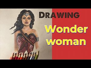 How to draw Wonder Woman step by step | easy to follow | DC