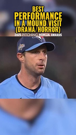 Best Performance in a Drama/Horror Mound Visit. 😱🏆 Winner: Max Scherzer (refusing to leave) 2025 PitchingNinja Awards | PitchingNinja