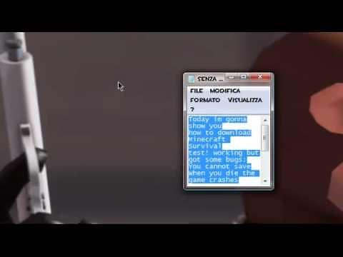 How to Download Minecraft Survival test