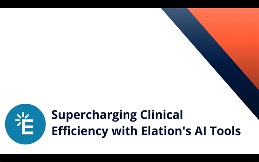 Supercharging Clinical Efficiency with Elation AI Tools Webinar