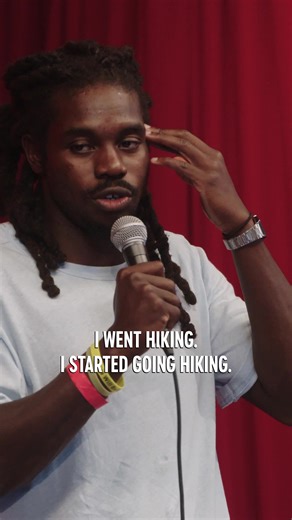Thank you @ethan.simmonspatterson_fan for hiking so we don't have to #standup #comedy #standupcomedy #funny #jokes #comedyvideo