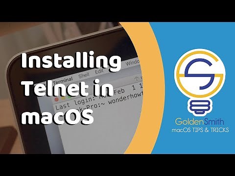 Installing Telnet in macOS