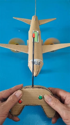 Can a cardboard airplane fly #CardboardAirplane #DIYPlane #HomemadeToy
