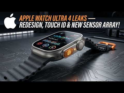 Apple Watch Ultra 4 Leaks — Redesign, Touch ID & New Sensor Array!