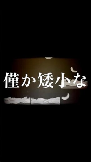 僅か矮小な僕を
