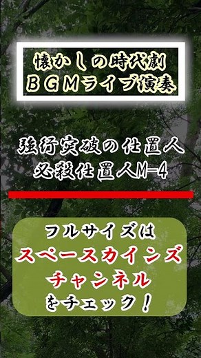 ライブ演奏『必殺仕置人』BGM「強行突破の仕置人M-4」【SKCSNo.324】 #Shorts #スペースカインズ