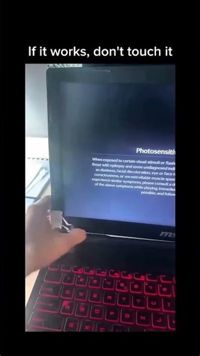 Dont touch it!! #tech #techtech #funnytech #funny