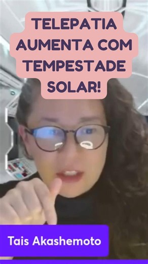 Telepatia aumenta com Tempestade Solar?!