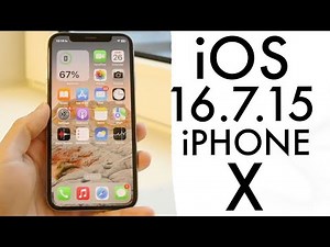 iOS 16.7.15 On iPhone X! (Review)