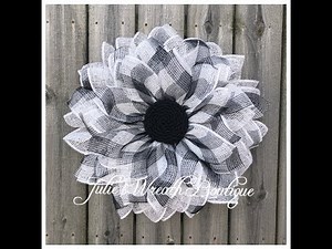 Buffalo Plaid Wreath / Facebook Live Replay / New Petal Method