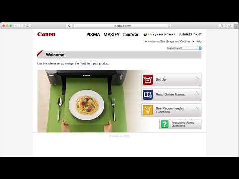 Canon PIXMA MG7720 - Connecting Your Mac