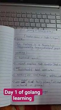 Day 1 Of Golang Learning in 2026 #coding #golang