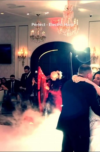 Enchanting First Dance Performance with Electric Harp - Perfect by Ed Sheeran