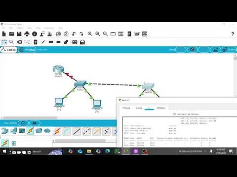 Computer Network Lab-6 VTP (Vlan Trunking Protocol) Learning on Cisco packet Traser 