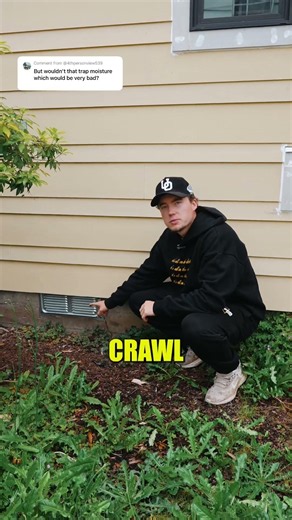 Vented VS Unvented crawlspace #fyp #construction #developer #trades #home